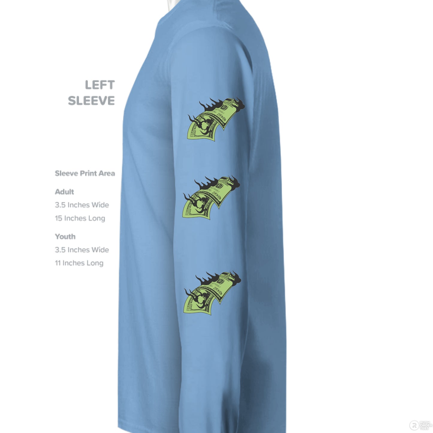 CAROLINA BLUE - SLEEVE_LEFT